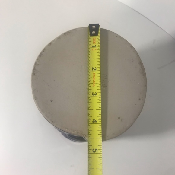 Bay Pottery Art Candle Holder Cut Out Floral Detail Purple. - Picture 14 of 15